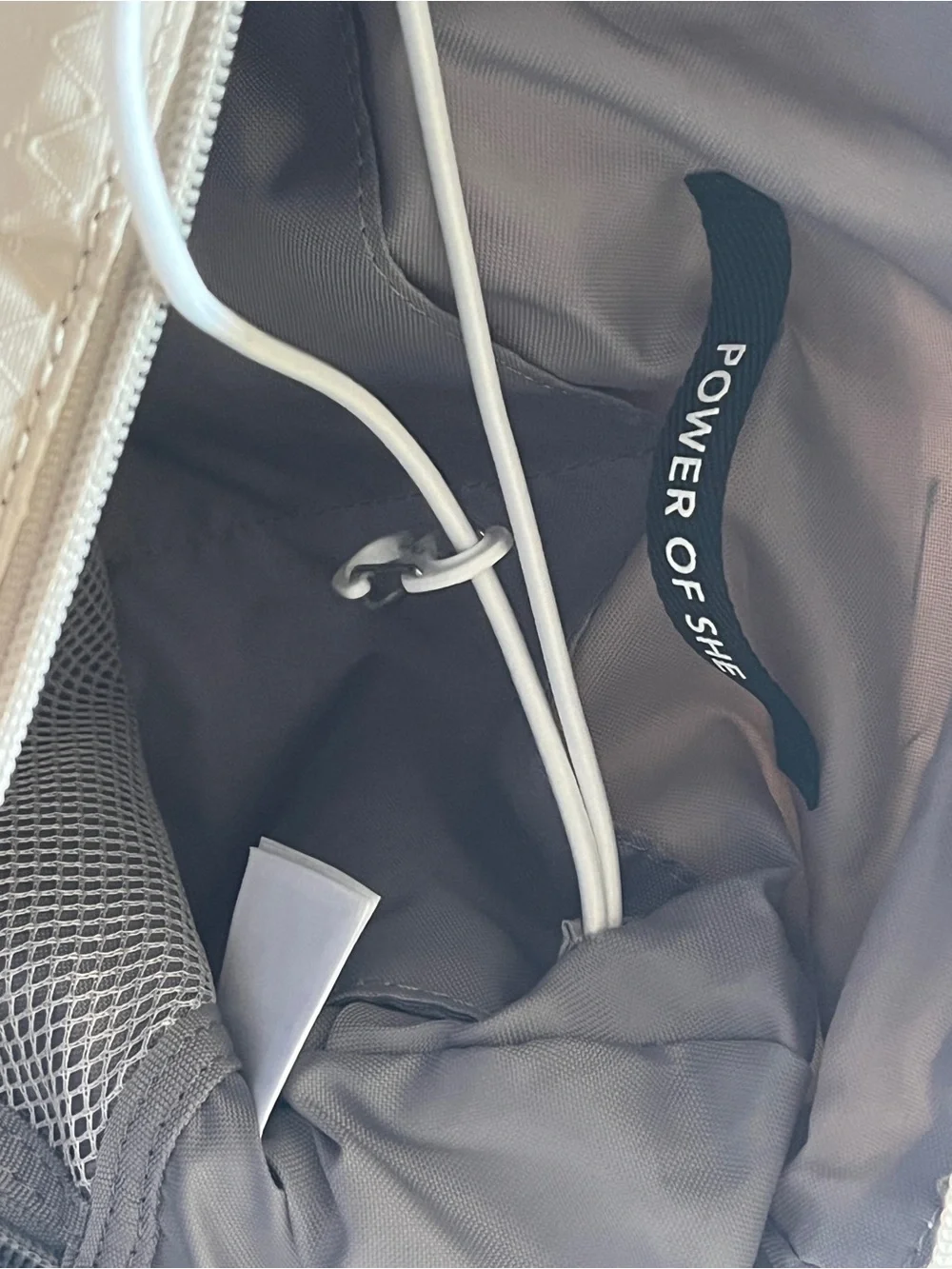 Athleta Neutral Taupe Crossbody Shoulder Bag